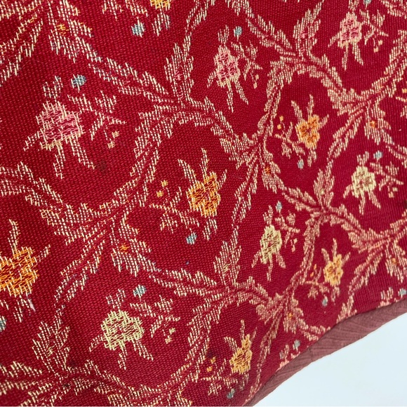 Vintage Floral Carpet Bag Boho Slouchy Everyday Bag With Wooden Frame - Picture 10 of 10